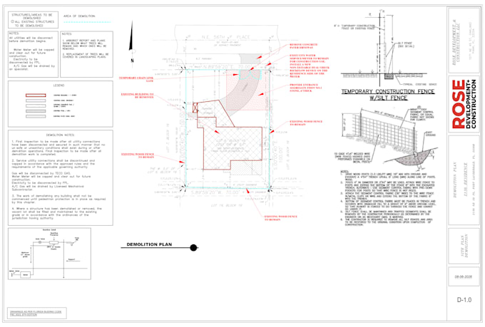 make a demolition plan